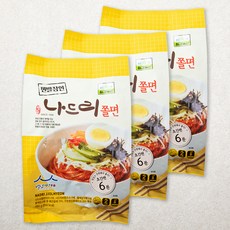 칠갑농산 영주 나드리쫄면, 494g, 3개