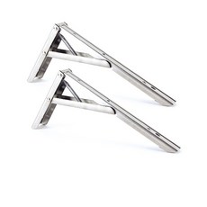 不鏽鋼折疊層架 中型, 單一顏色, 1個