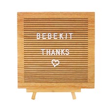 Bebekitt 木製刻字裝飾立牌, 混色