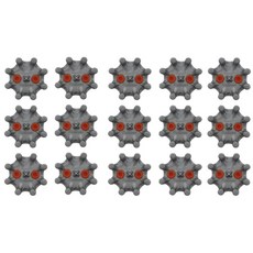 BOOMSPORTS 高爾夫球鞋釘 一般 Slim-Lok B, 單一顏色, 15個