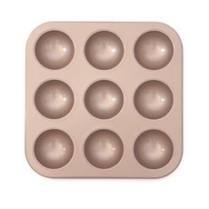 9格不沾半球形造型烤盤模具, 1個