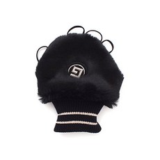 高爾夫冬季防寒手背保暖手套 右手配戴, 黑色, 1個