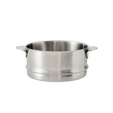 odense Legodt IH感應電磁爐適用雙耳3層不鏽鋼蒸鍋, 銀色, 20cm