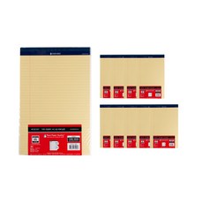 OXFORD A4 法律事務便條紙, 10個, 黃色, 40張