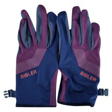 [쿠팡수입] 바이블러 투톤 메쉬 스포츠 장갑, 네이비 + 버건디, 1개