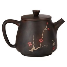 建水紫陶紅梅高石表號, 棕色+淺棕色+紅色, 1個