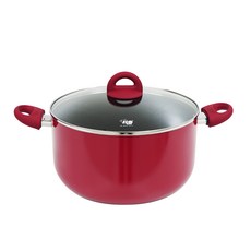 ELO 陶瓷IH雙耳湯鍋, 28cm, 紅色