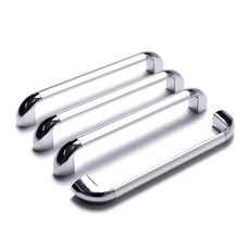 把手世界 高爾夫2孔家具把手 銀色 P160mm, 4個