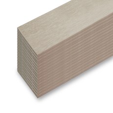 PVC 평몰딩 2300 x 40 x 9 mm 16p, 화이트펄