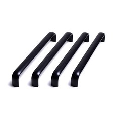 把手世界 Morning 2孔家具把手 黑色 P192mm, 4個