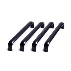 把手世界 Morning 2孔家具把手 黑色 P160mm, 4個