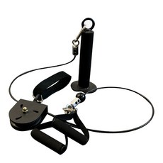 OVERMAX JK Industrial Over Max Cable Pulley Set For Weight Disc, 黑色的