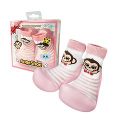 ange 猴子印花襪型學步鞋