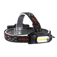 BATTLE FISHING 360度旋轉LED頭燈TG-T113, 黑色的, 1個