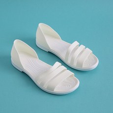 JACK&JILL Buying 女性三線果凍鞋 JB1310S, 白色, 230