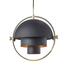 Opening 單燈吊燈, 黑色