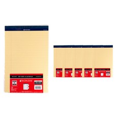 OXFORD A4橫紋筆記紙 80張, 黃色的, 6個