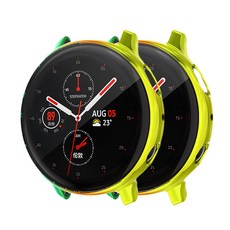 스마트워치 레인보우 케이스 40mm 2p, 그린옐로
