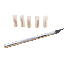 製圖刀專用盒 + 專用蓋 + 筆桿 + 刀片盒 + 5入刀片, 單一顏色, 1套