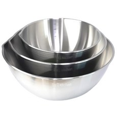 蘇廚不銹鋼高級稱重攪拌碗套組, 單色