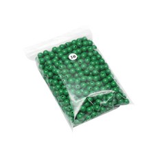 彩色串珠 250g 10mm 475入, 綠色, 1個
