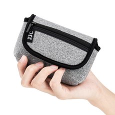 JJC Ricoh GR3/Sony ZV1/Canon G7X Mark3小型相機收納包 灰色, 單品, 1個