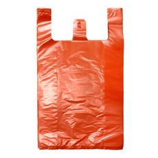 附提把塑膠袋 橘色 3號, 12L, 640個