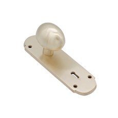 Namsun Hardware前固定中門蛋形鑄鐵把手 金色霧面SB, 1個