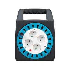 러그 1.0SQ 캠핑릴선 4구 PAX-KXGB-10, 20m, 블루, 1개