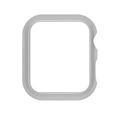 ATTIZ Apple Watch 護圈裝甲保護殼 錶圈環, 霧面銀