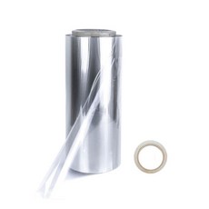 뽀마 防風塑膠膜 0.5mm + 雙面膠帶組合, 單色, 1個