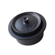 Roebenhoff 陶瓷砂鍋+花紋造型鍋蓋 鈷藍色 中, 19*13.5*6cm, 1入