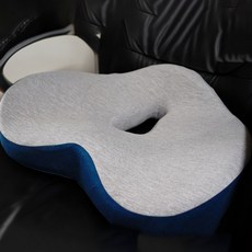 THENAEUN 3D記憶海綿坐墊, 深藍色