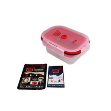 라이칸 쿡아웃 도시락형 발열용기 + 발열팩, 850ml, 1세트