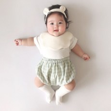 MRS.UI DONG 孩童花邊圍兜