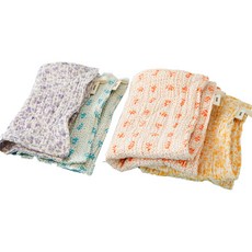 oren 4件套純棉紗布抹布, 4入