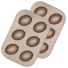 新一家庭烘焙超市 迷你檸檬蛋糕6格烤盤, 2個