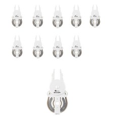 PLUS 紙張幻燈片修正膠帶用於文件安全 WH-016PR, 10個, 白色