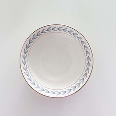 Cozy Table金色線條葉子醬料碗 M 14cm, 藍色, 1個