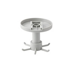 360度旋轉式6孔廚具掛勾天花板安裝型+壁面安裝型, 灰色的, 1套