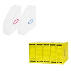 ECO Chungwoon Stand Document File 2p + Document Storage Box 5p 套組, 隨機發貨, 1套
