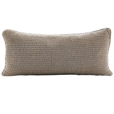 絎縫枕頭, 棕色, 1個