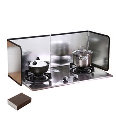 4片式不鏽鋼擋油板 +砂紙海綿, 1套