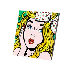 ABIRAM DIY傑作畫黃頭髮女孩油畫套組, 混色