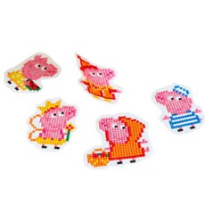 데코홈 보석십자수 스티커 만들기 DIY 세트, 05 페파피그, 1세트