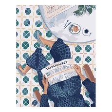 ABIRAM DIY名畫油畫組, 女人的早晨