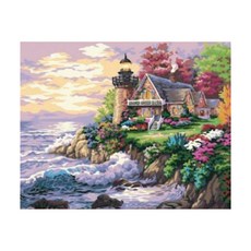 ABIRAM DIY名畫油畫組, 鎮上的燈塔