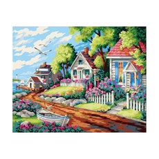 ABIRAM DIY名畫油畫組, 輕鬆的房子