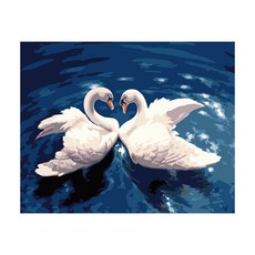 ABIRAM DIY名畫油畫組, 愛的天鵝