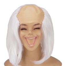 대머리 가발, 화이트, 1개